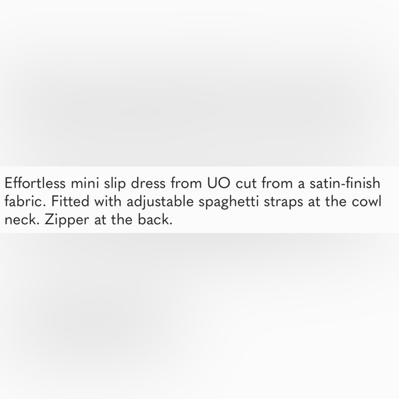 NWT UO Mallory Cowl Neck Slip Dress - M - Picture 5 of 5